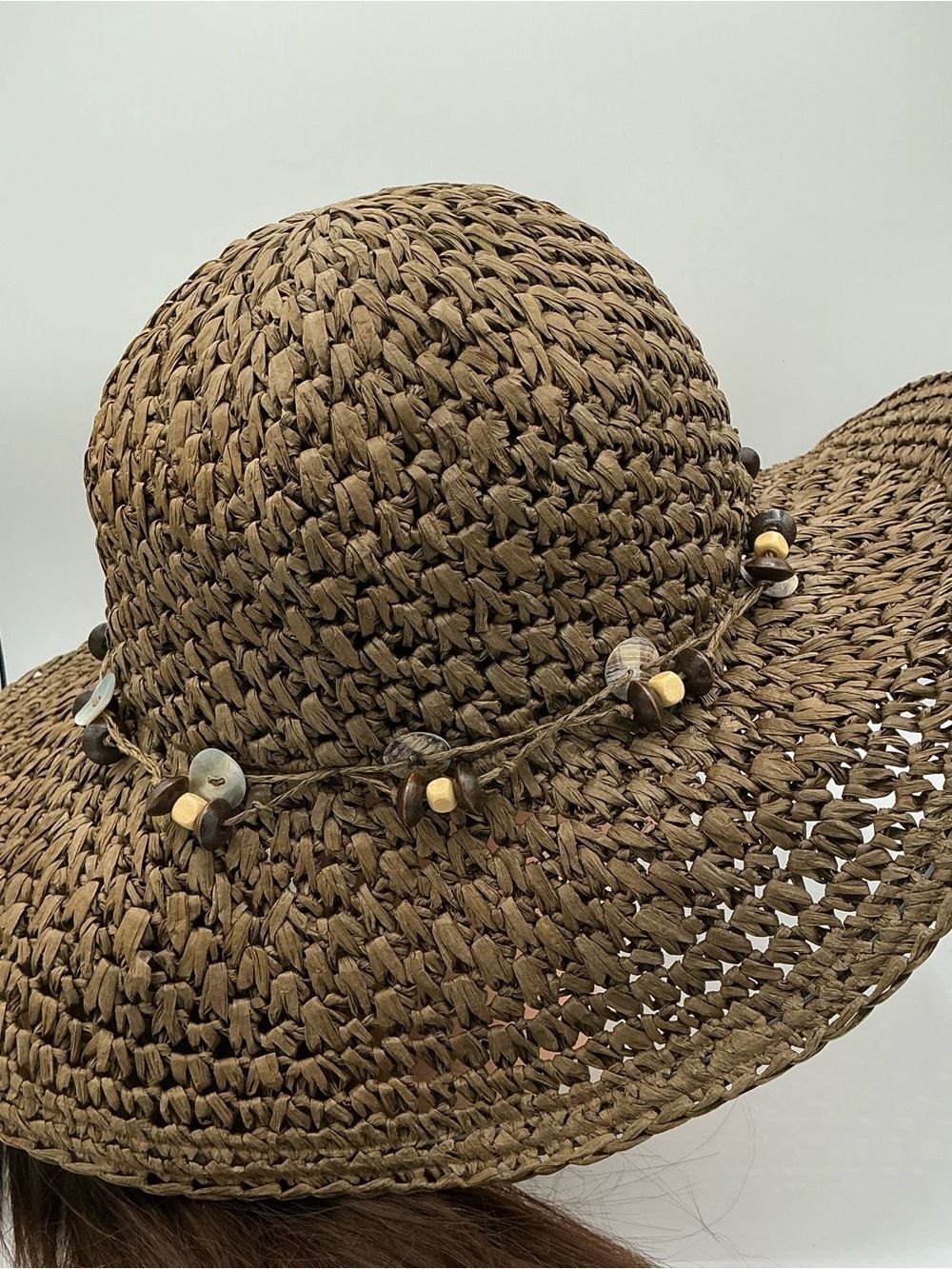 Jaclyn Smith Floppy Hat Women’s One Size  With Trimmings